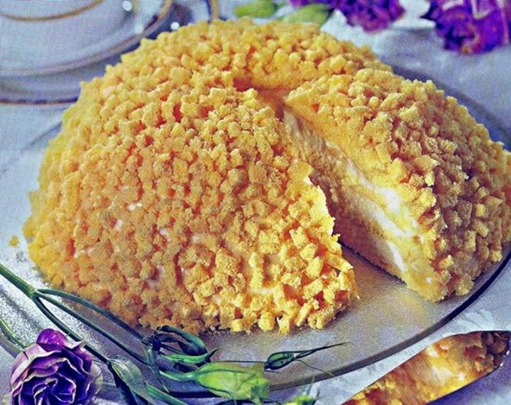 Десерт Мимоза
