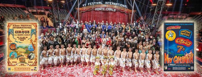 Среди обладателей “Серебряного” и “Бронзового Клоуна”  42-го Фестиваля циркового искусства в Монте-Карло - российские артисты!