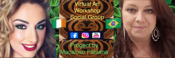 Macaluso Fabiana, Italian contemporary artist and her exhibition in Brasil