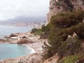 Balzi rossi, der Strand, Kredit Lemone