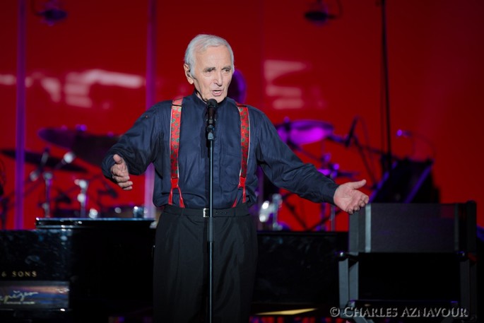Charles Aznavour in Konzert in Monaco