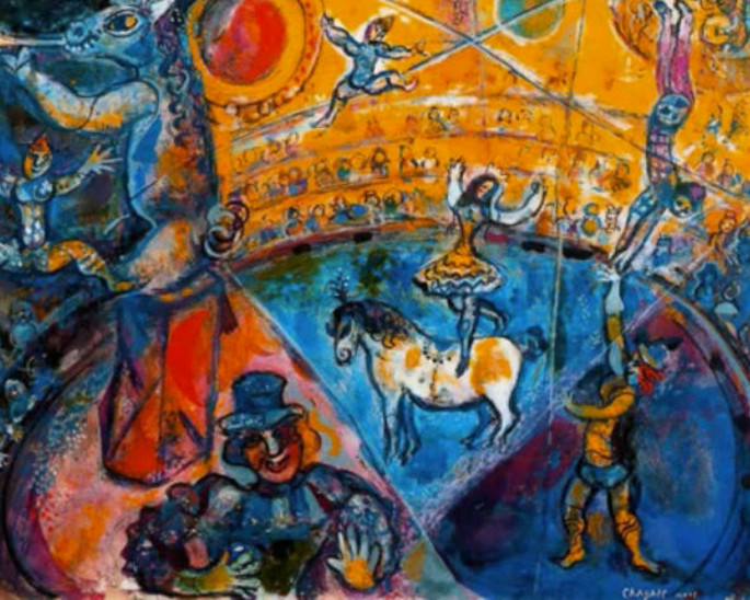Chagall Circus,Credit Light show