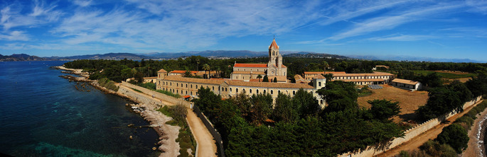 Church and monastery of the Lérins Abbey,credit Alberto Fernandez Fernandez