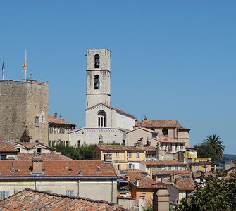 Grasse Kathedralen Turm, Kredit Copyleft.