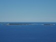 Lérins Inseln, von Théoule aus gesehen 2014,Kredit Floflo