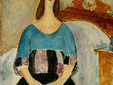Portrait Jeanne Hebuterne sitzend 1918