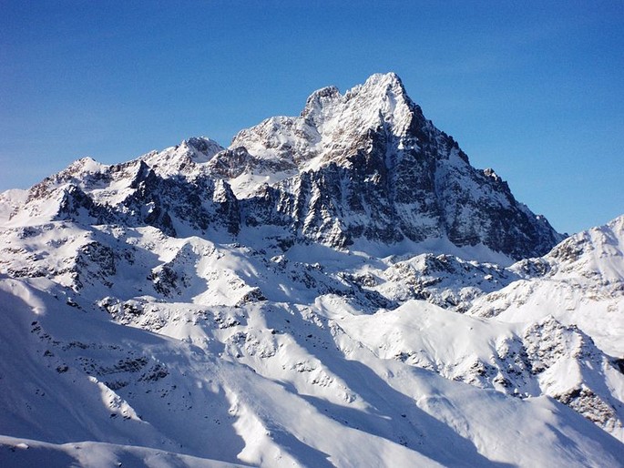 Monviso von Testa di Garitta Nuova gesehen.