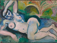 Matisse-Souvenir de Biskra Nu bleu, (Blue nude)