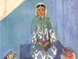 Matisse-Zorah on the terrace