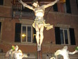 Karfreitag Prozession Savona, Christus am Kreuz gestorben, Kredit Senet.