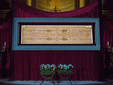 The Holy Shroud was on public display in Turin Cathedral from April 19 to June 24.
