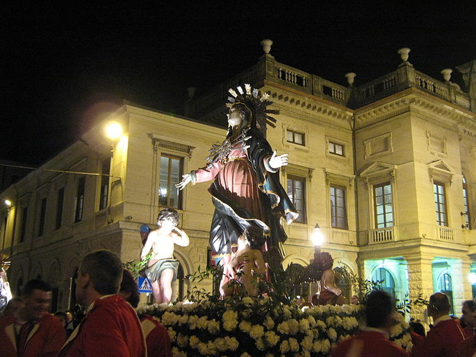 Karfreitag Prozession Savona, Die Leidende, Kredit  Senet.