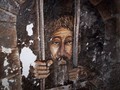 Fresco showing ancient prison, credits Frukko