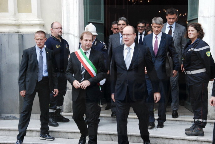 On October 3, #PrinceAlbert of #Monaco inaugurates the first #cycle track between #Dolceacqua and #Camporosso