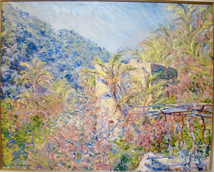 Monet, La Vallée de Sasso effet de soleil