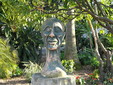 Garden of Carnolès Palace, statue