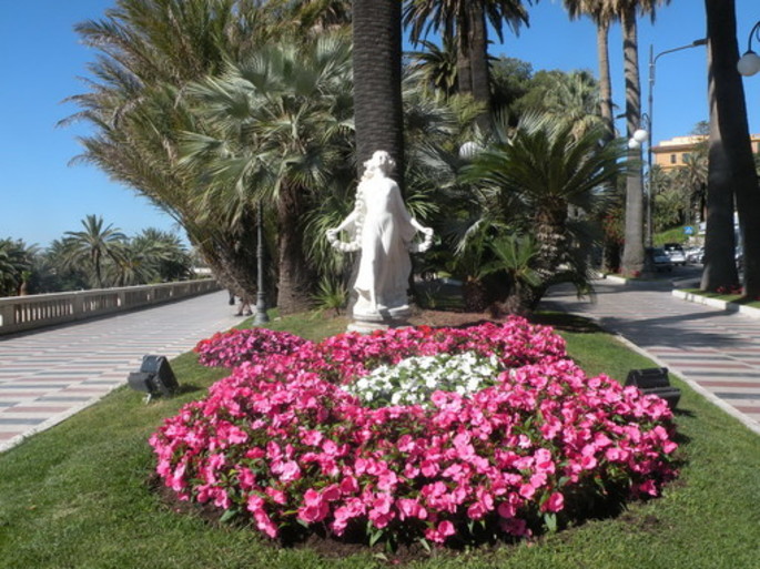 Passeggiata Imperatrice in Sanremo, eine wunderschöne Allee der Zarin Maria Alexandrowna gewidmet