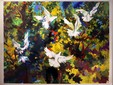 Pidgeon's flight over orange grove, credits Sailko