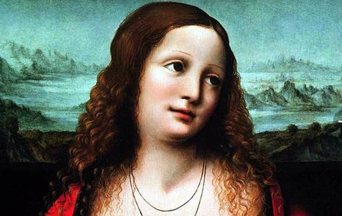 Detail der Leicht bekleidete Magdalene,Kredit Guida Torino