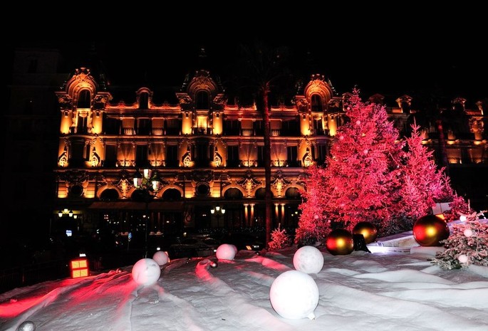 Die Magie von Weihnachten erreicht das Fürstentum Monaco