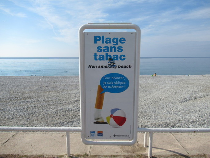 Nice has five non-smoking beaches