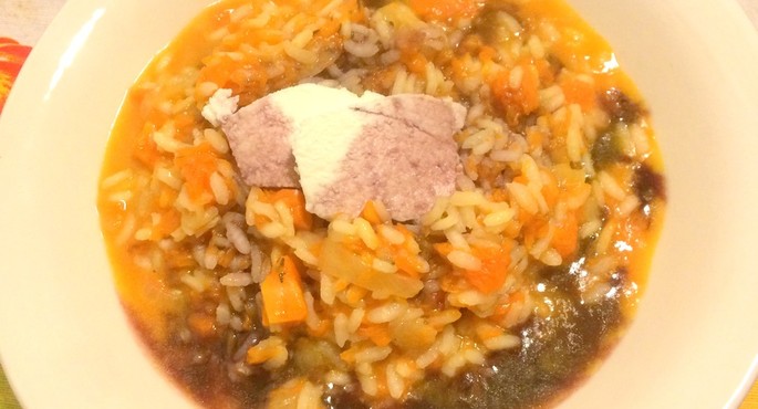 Recipe of the week: Pumpkin risotto with Barolo and goat ricotta cheese