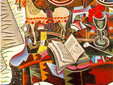 Mirò, Pferd, Pfeife, rote Blume, Kredit Flickr