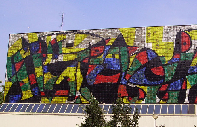 Mirò, Wand in Ludwigshafen, Kredit Immanuel Giel