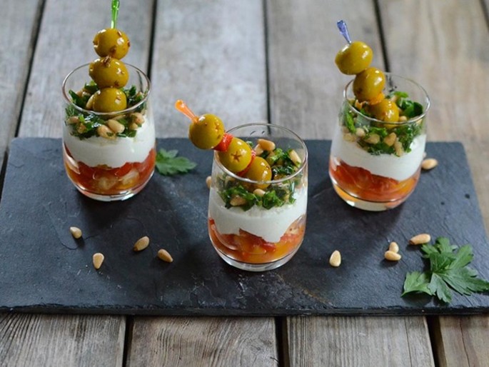 Recipe of the week: Verrines (shot glasses) Aperitif à la